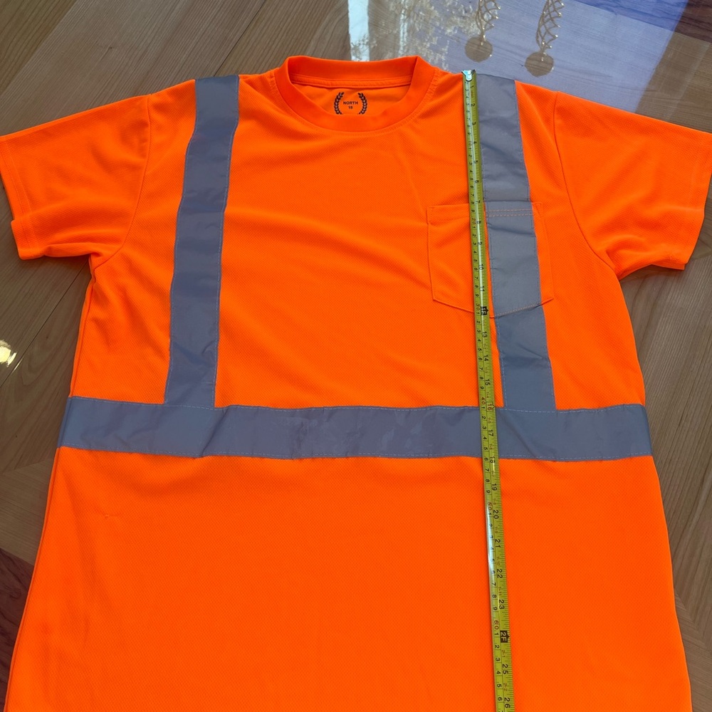 High-Visibility Orange Safety T-Shirt